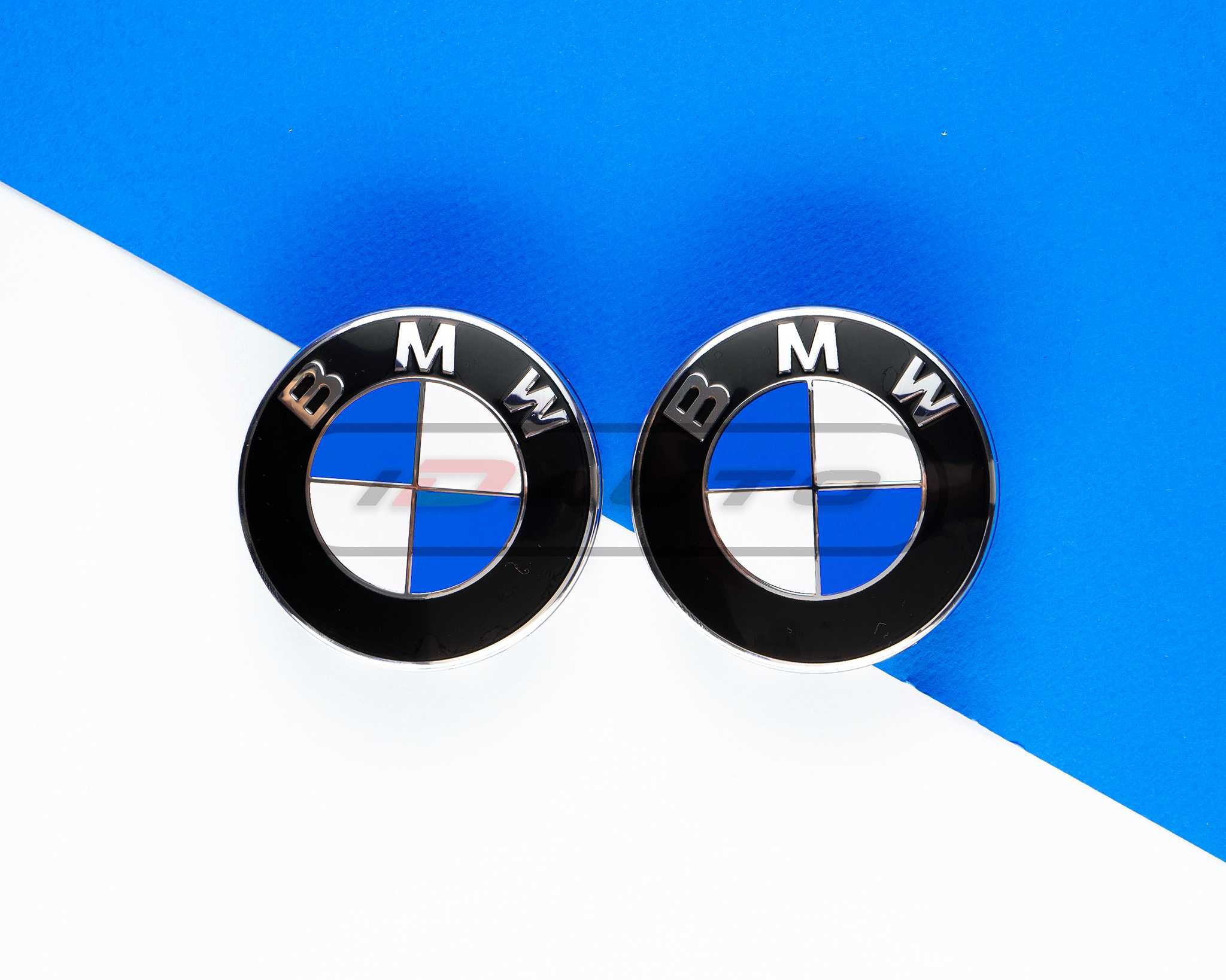 Bmw емблема Бмв - 82 / 74мм - Немска e60 e90 e61 e65 x3 x5 e92 e39 e46