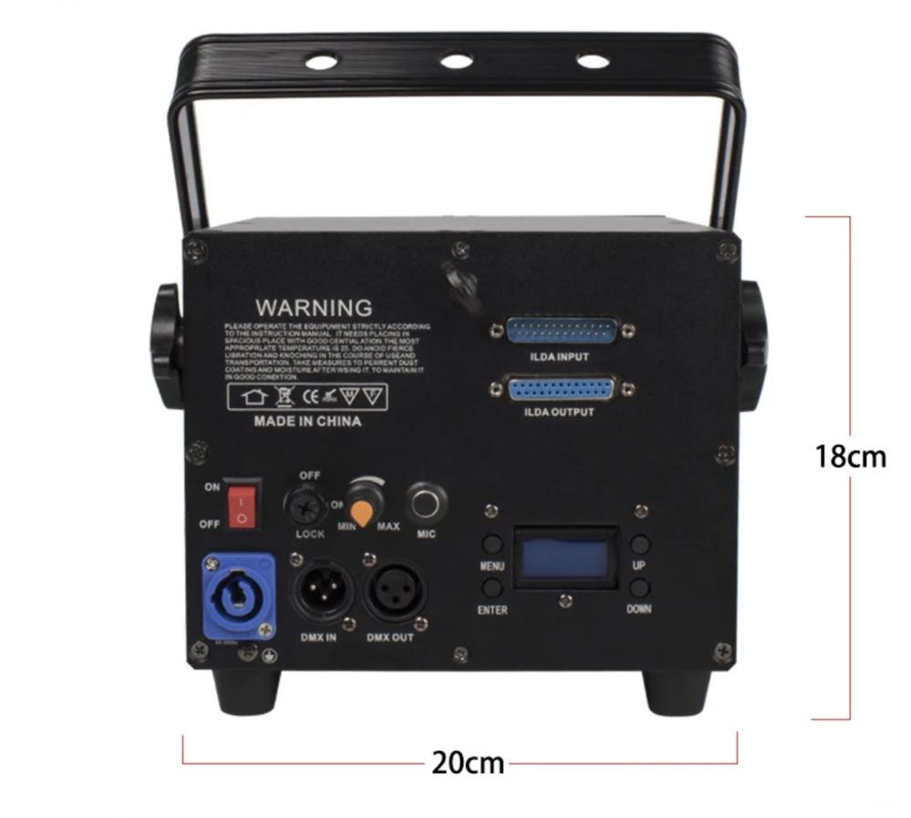 Laser 3000mW RGB disco, party