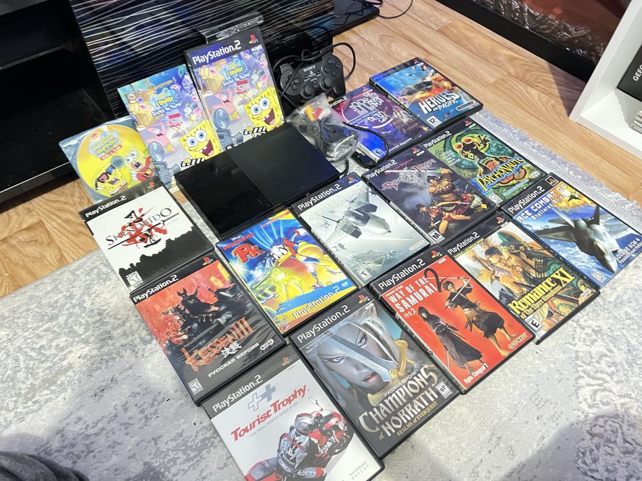 Playstation 2  + игры. ПС2