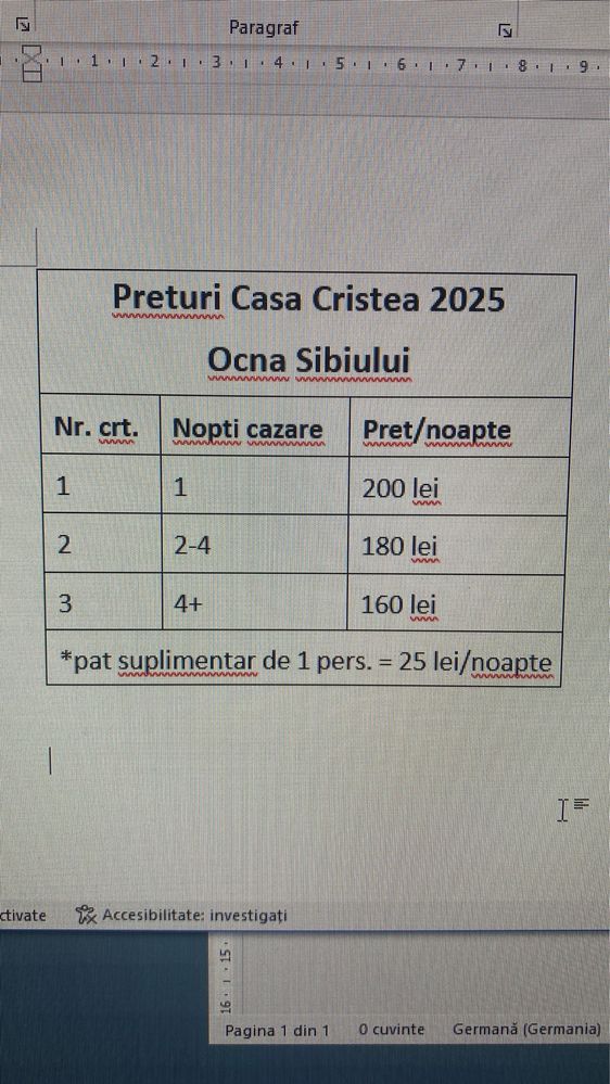 Cazare Ocna Sibiului Casa Cristea