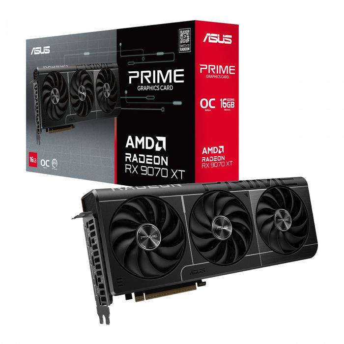 ASUS Radeon RX 9070 PRIME OC 16GB GDDR6 256bit