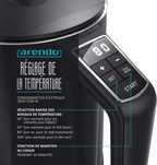 Arendo Електрическа кана,неръждаема стомана, 40/100 градуса 1.5L 2200W
