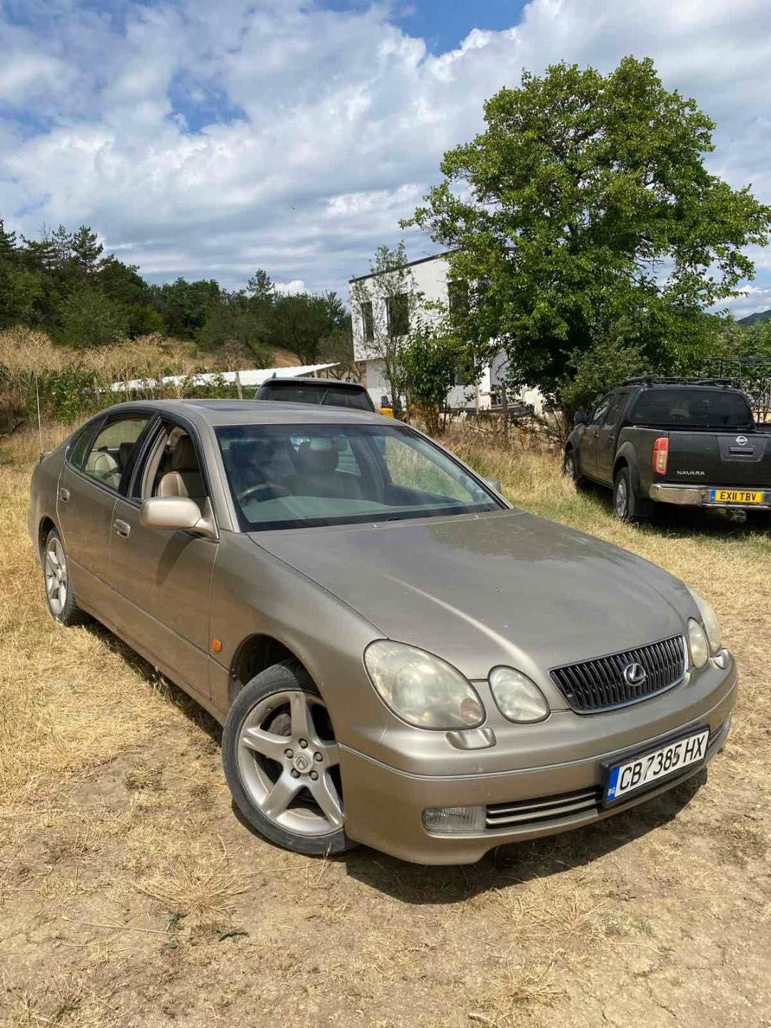 Lexus GS430, лек автомобил, бензин и газ, бежов кожен салон