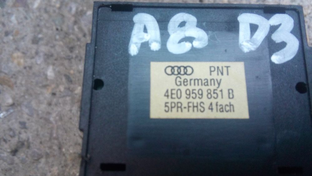 Ауди А8 Д3 Audi A8 D3 панел/ копчета/ копче ел стъкла/ огледала