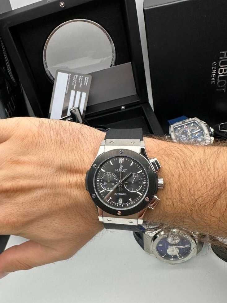 Мъжки Часовници 42mm сребро/ хронограф