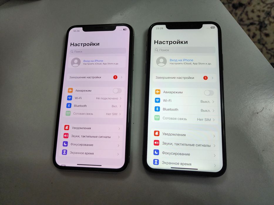 Iphone X LL/A Black 256GB Batareka 100% Holati rasmda Sredniy