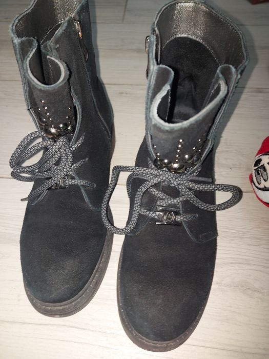 Ghete Enzo Bertini din piele mărimea 37