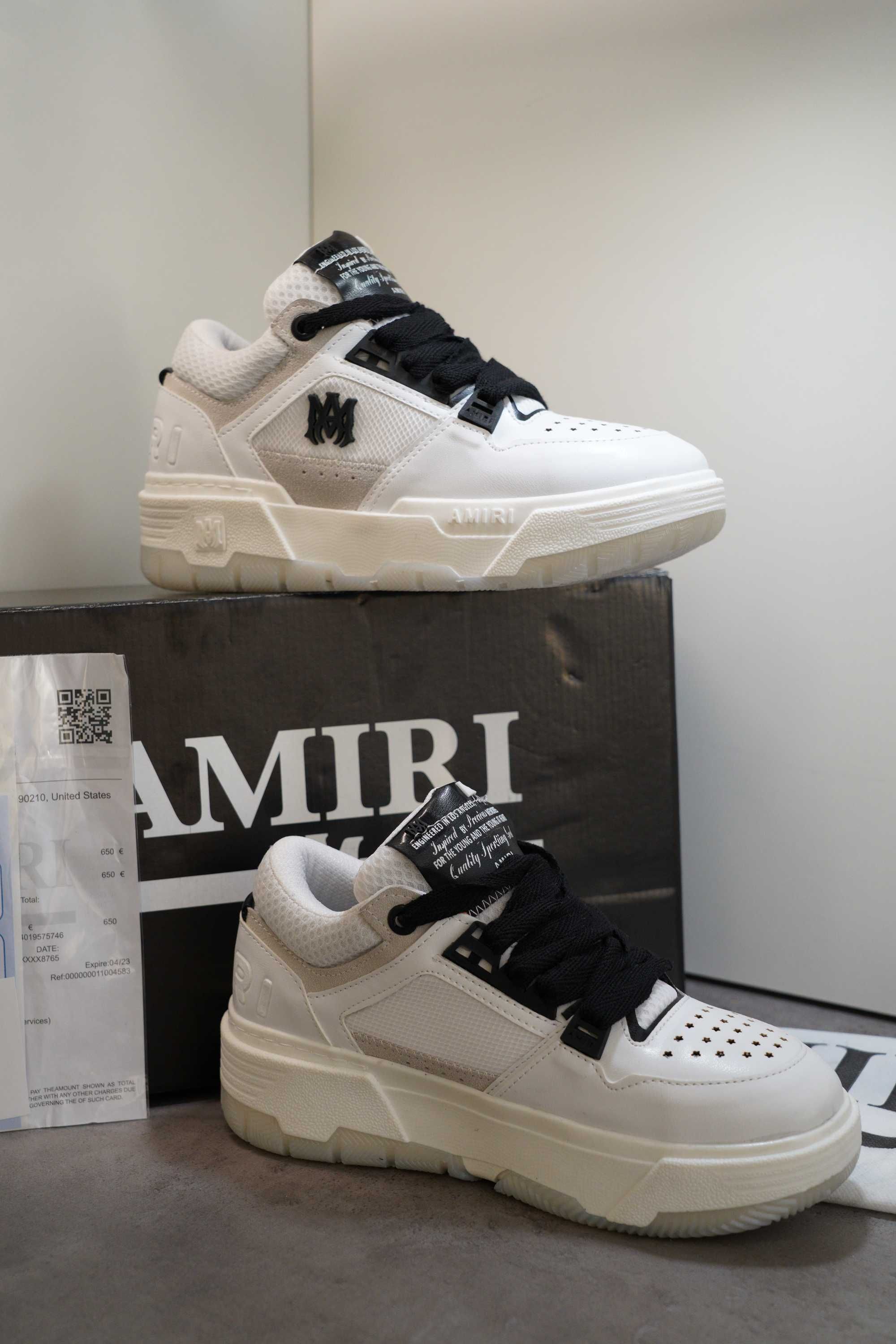 Adidasi AMIRI MA-1 low-top, Produs Nou - Full Box, Premium Unisex