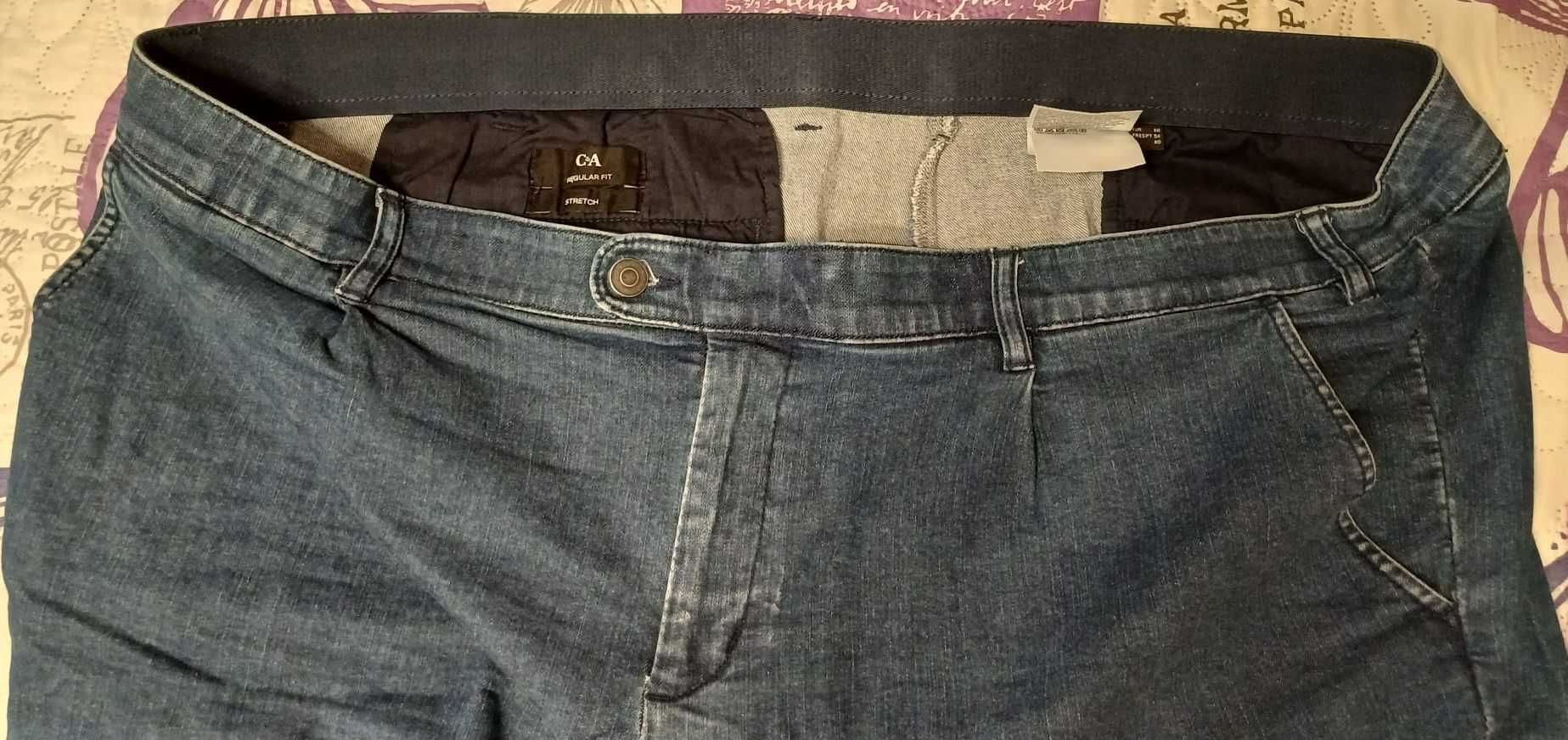 Pantaloni, blugi, noi si utilizati, masura echivalenta 4XL, W44L32 C&A