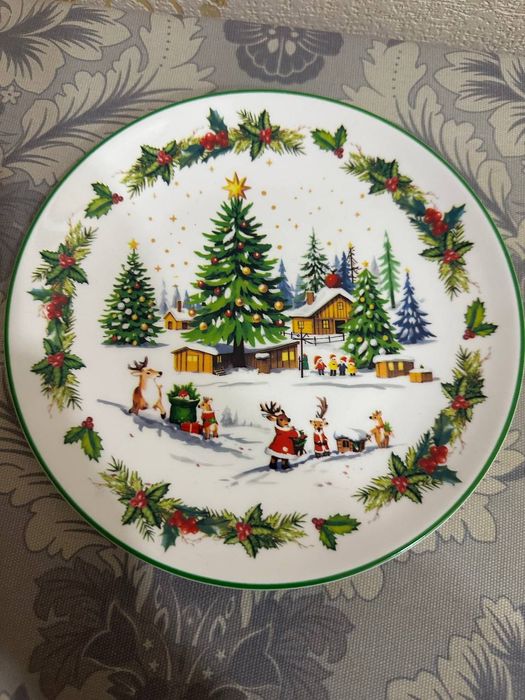 Новогодние тарелки
