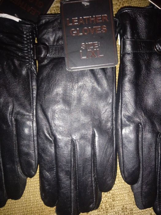 Дамски кожени ръкавици