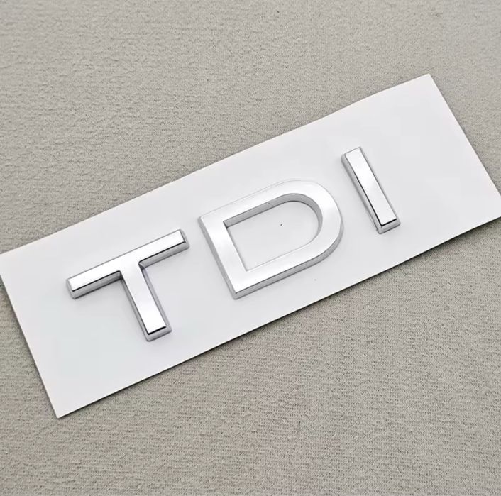 Emblema TDI Embleme Audi TDI stema sigla sticker ornament scris