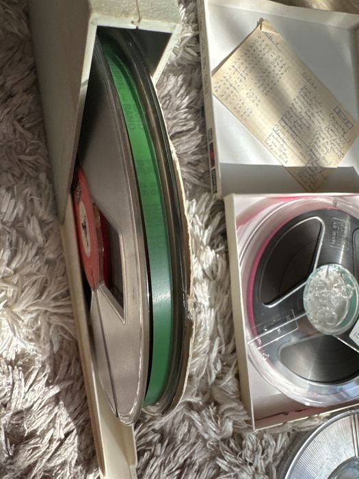 8 role magnetofon 18cm - BASF, Scotch, Uher, Schneider