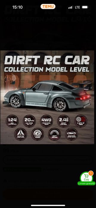 Masinuta cu acumulator drifturi