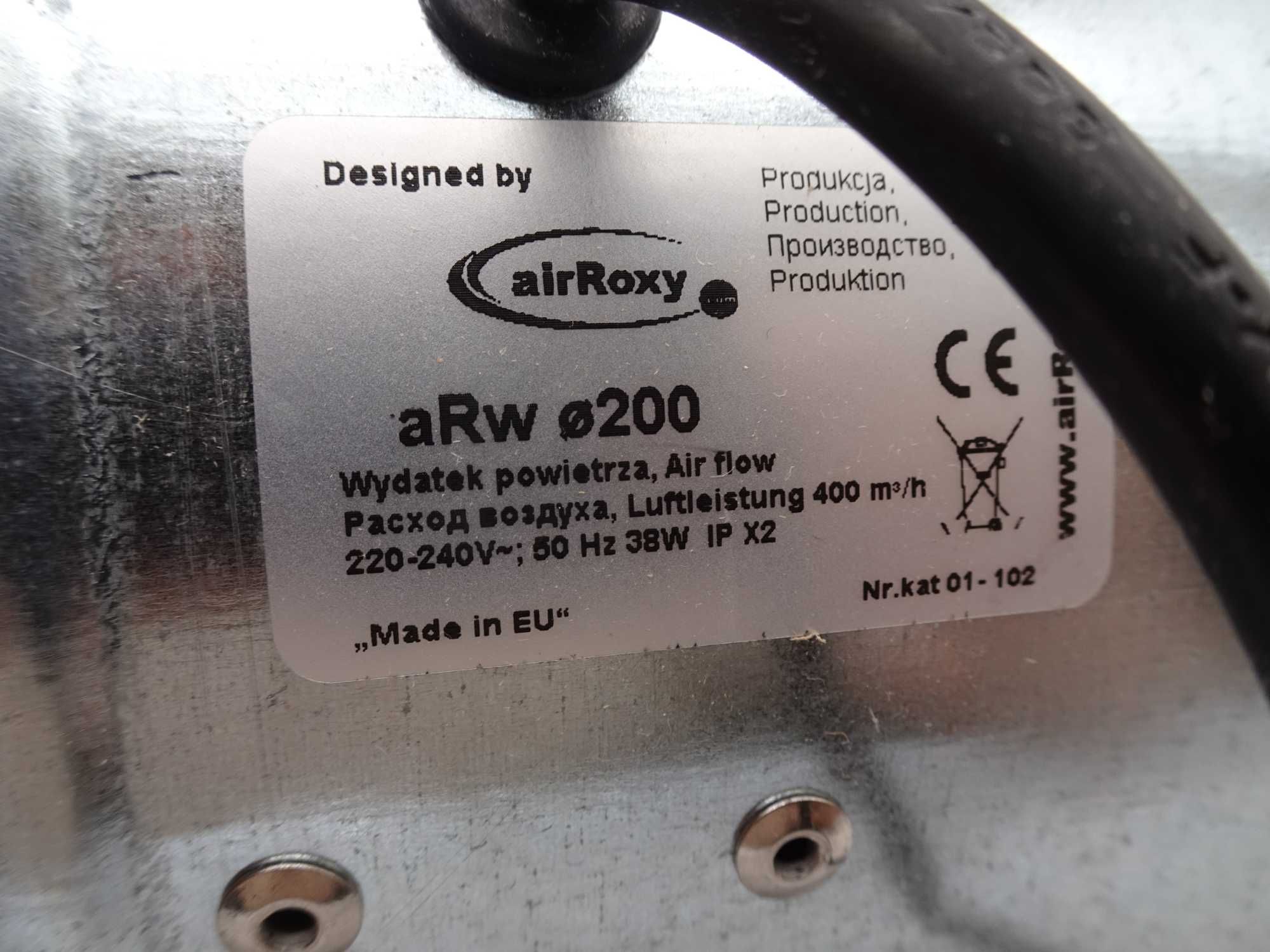 AirRoxy Ventilator industrial Sistem pentru aerisire 200mm