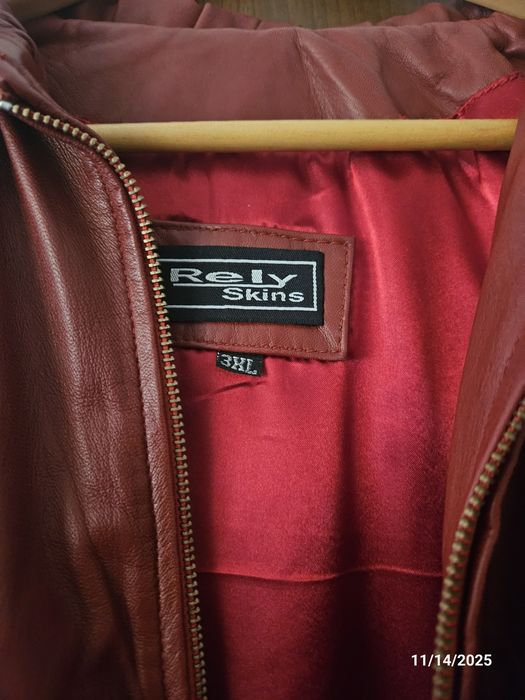 Geaca piele dama marime 3XL