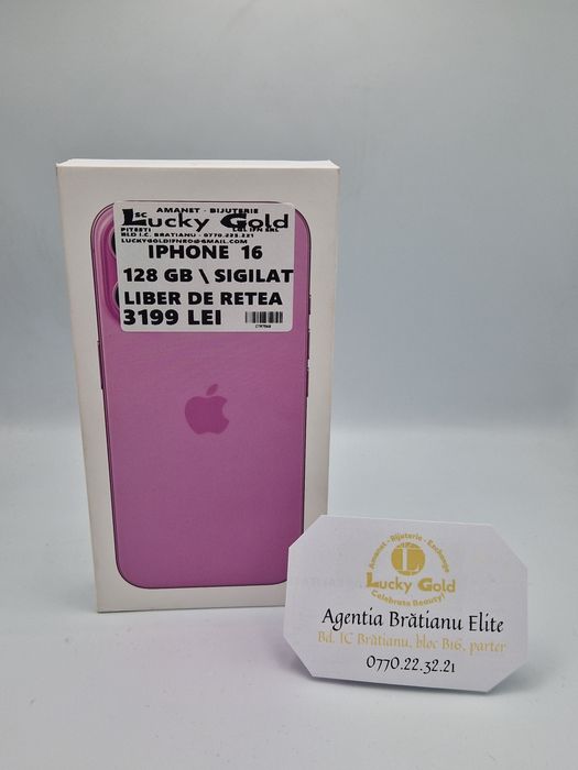 Iphone 16 128 GB Sigilat cod 7560