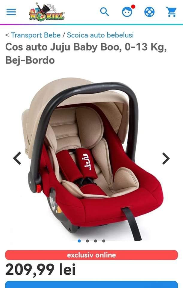 Scoica auto bebe 0-13 kg