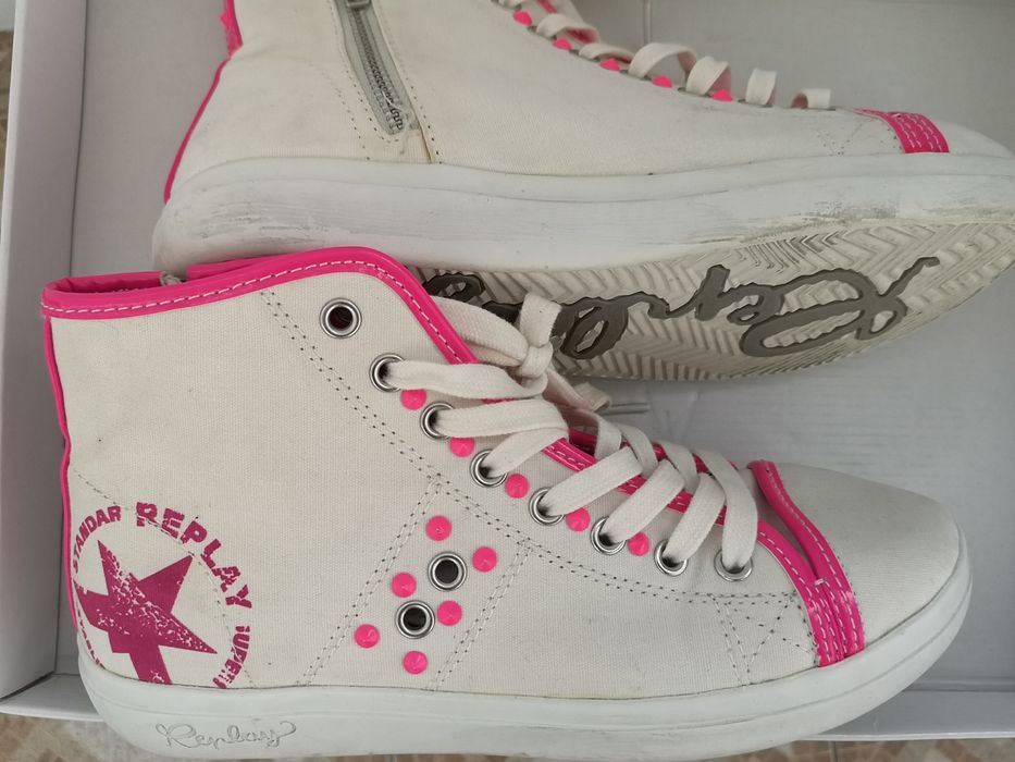 Pantofi ghete converse Replay, originale,  marimea 39