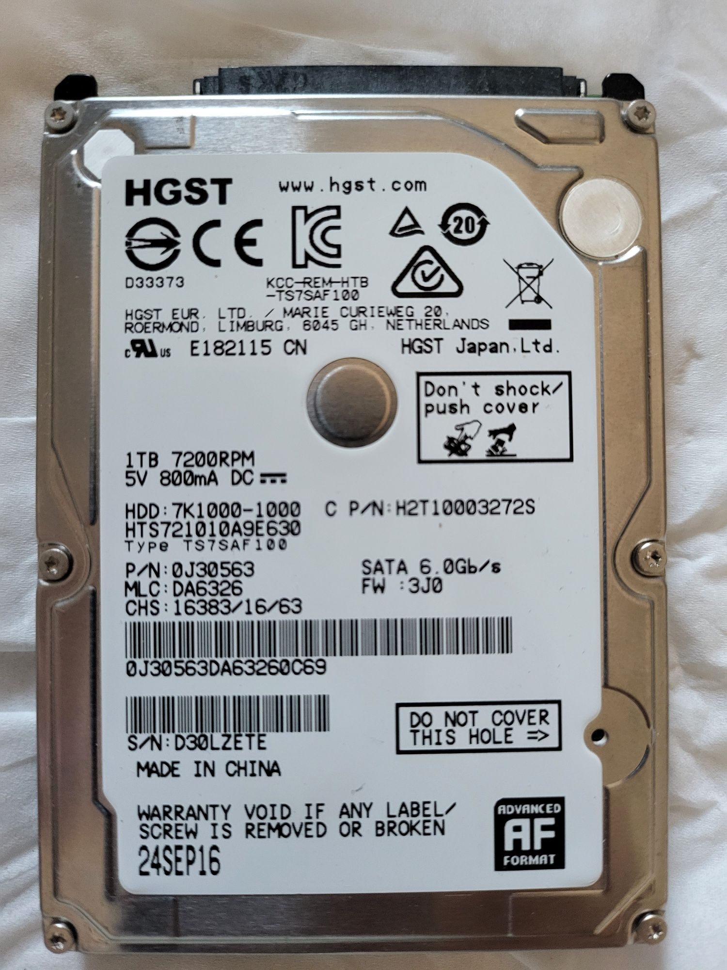 Hardisk HDD 1 TB