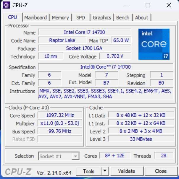 PC gaming I7 14700 Nvidia 4070 TI Super 16GB