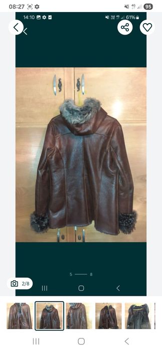 Cojoc dama din piele .