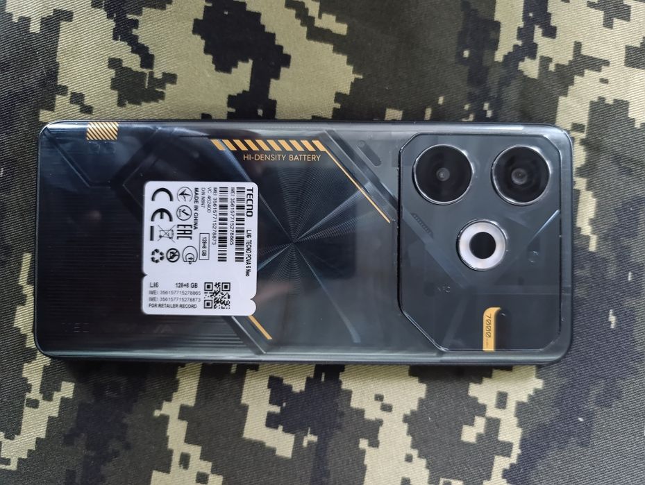 TECNO pova 6 Neo 128gb/16 Ram