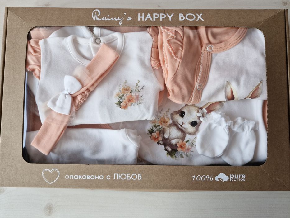 Бебешки комплект за изписване Rainy