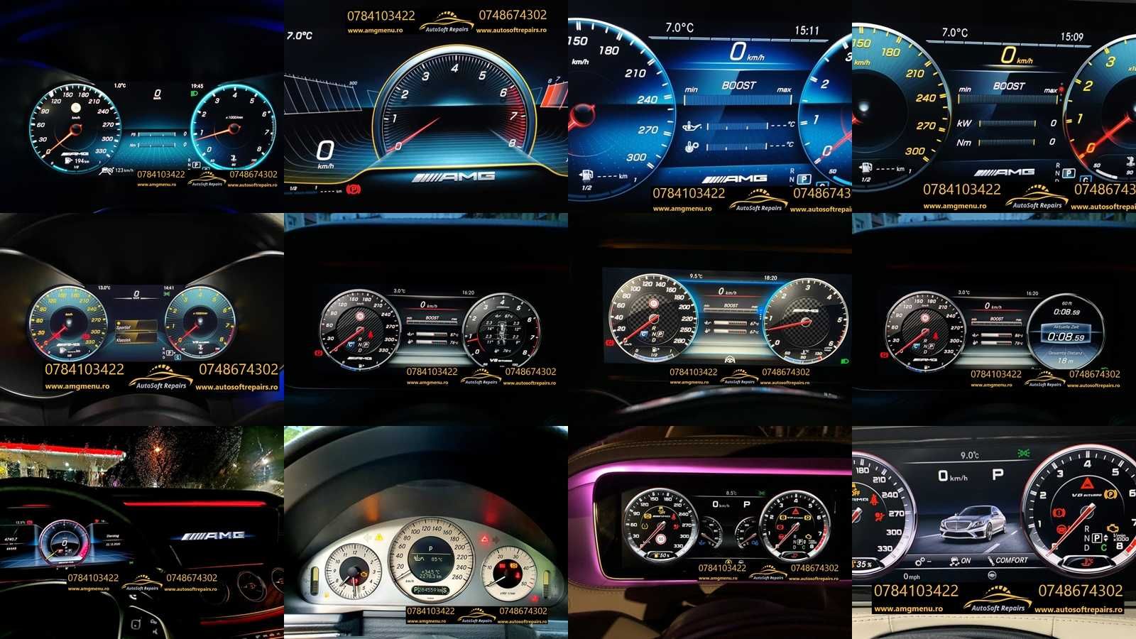 Activari / Codari Mercedes Meniu AMG, Track Pace, Agility, Diagnoza