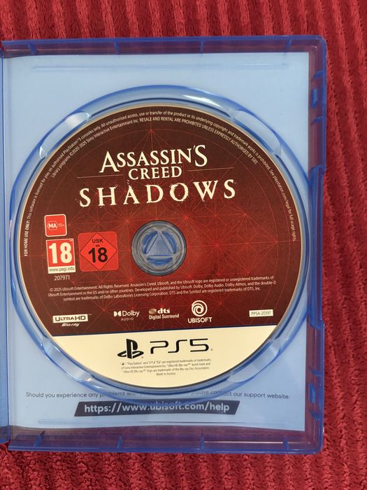 Assasins creed shadows ps5