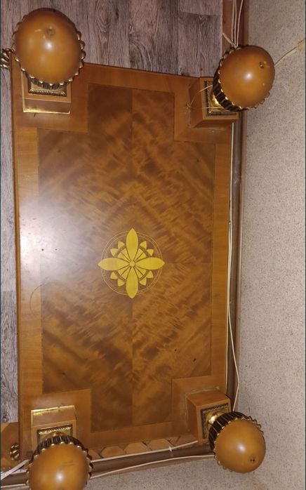 Масивна Холна Маса 14К ЗлатноПокритие