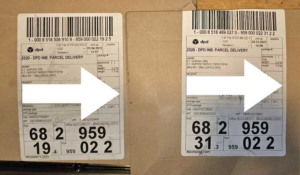 Brichete ST DUPONT Ligne 2 / 1 Gold Plated 20 microni - NOU Sigilate