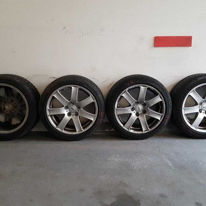 Jante R17 5x120 ET20 BMW E60/E90 + Anvelope vara 225/50/17 Continental