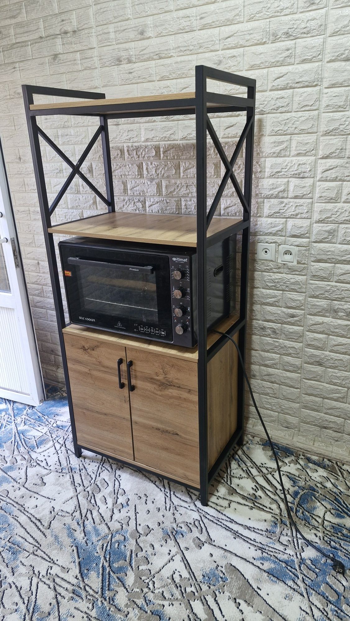 Stellaj loft uslubida. Стеллаж в стиле лофт