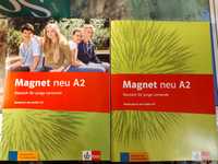 Cărți germana începători - Magnet neu A2(curs+caiet de exerciții) + CD