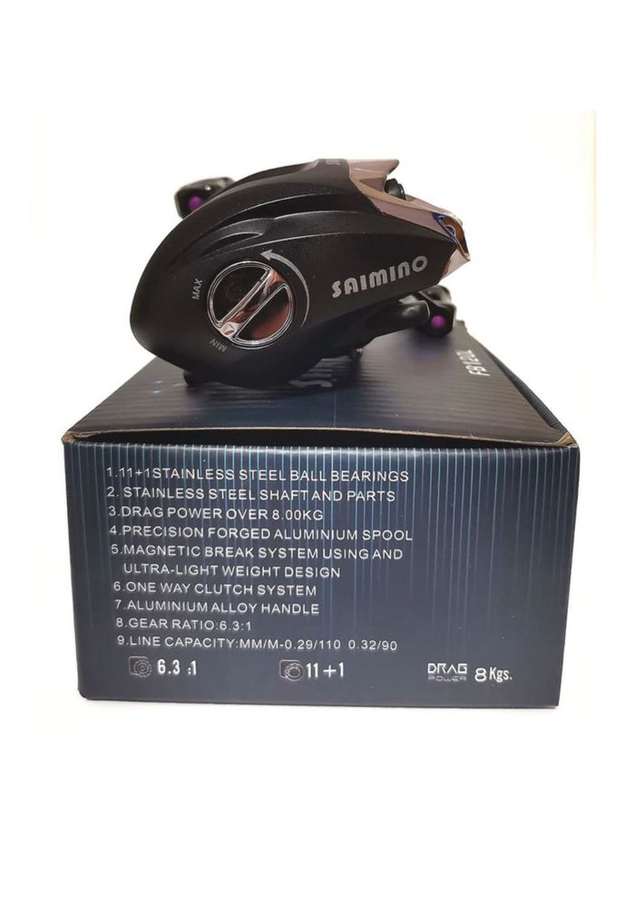 Mulineta Baitcast Wind Blade by SAIMINO  Baitcasting