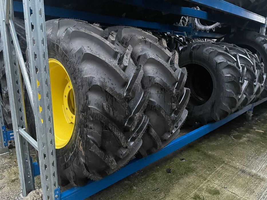 480/65r24 cauciucuri john deere fata noi jante separat cu GARANTIE