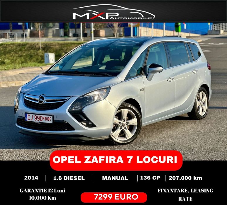 Opel Zafira GARANTIE 12 Luni! Navigatie, Lane Assist, Panoramic, 7 Locuri
