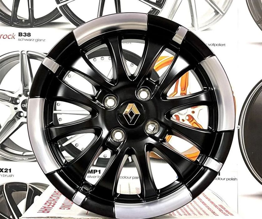 Jante Renault Clio, Symbol, Captur, Twingo, Zoe, 15 inch, noi