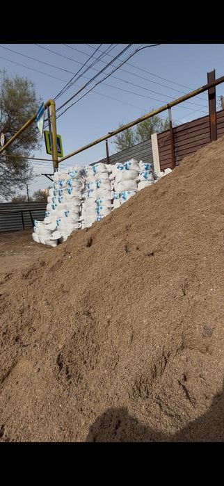 Отсев, песок, сникерс, глина, керамзит в мешках