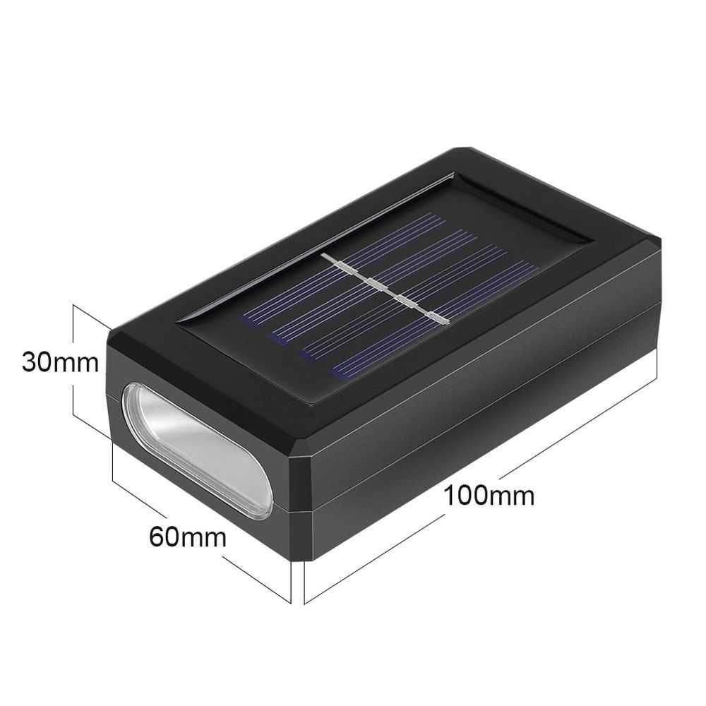 Set lampi solare cu senzor cu lumina bidirectionala