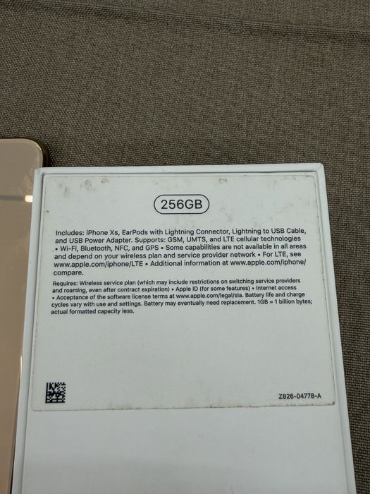 iPhone XS 256гигабайт