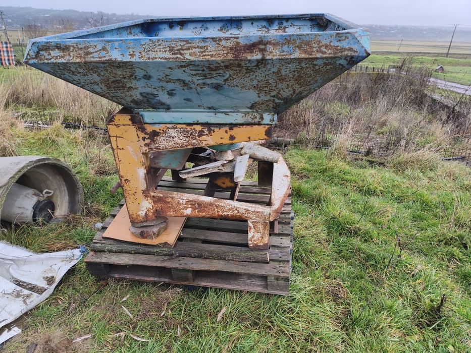 Mig/ împrăștietor de îngrășăminte cu disc de inox