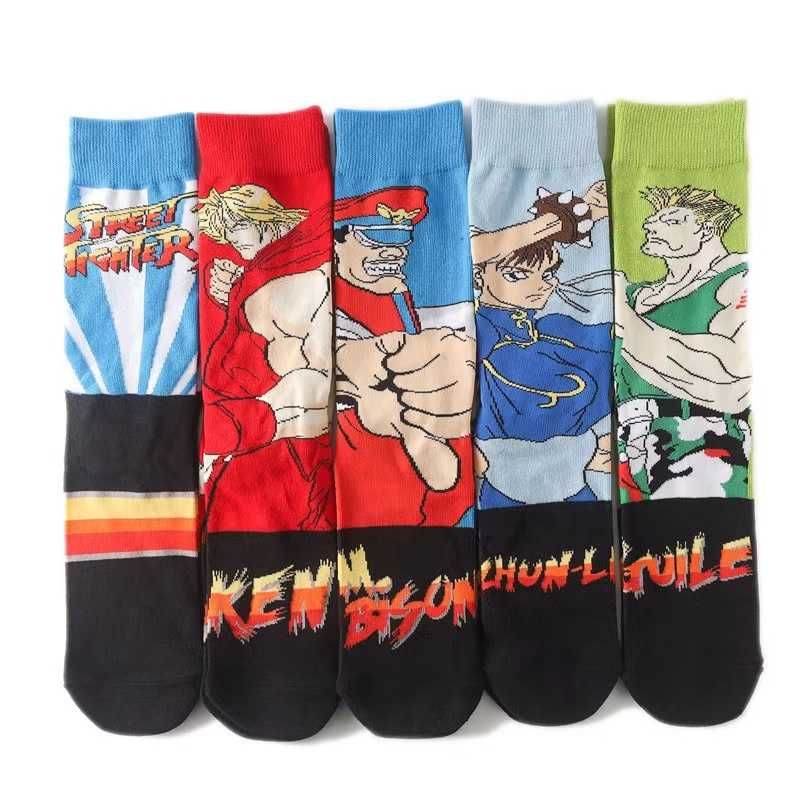 Happy socks-Madsocks-Street Fighter - луди,весели,цветни,шарени чорапи