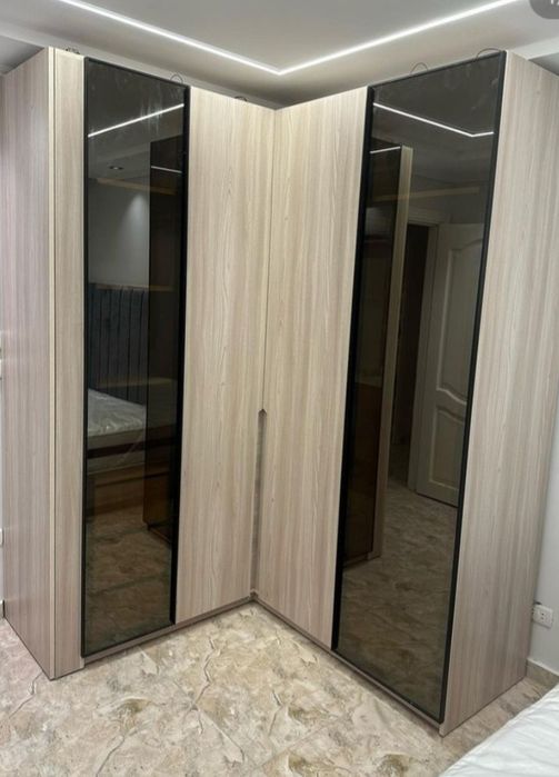 Из МДФ Качество 100% шкаф купе, распашной шкаф