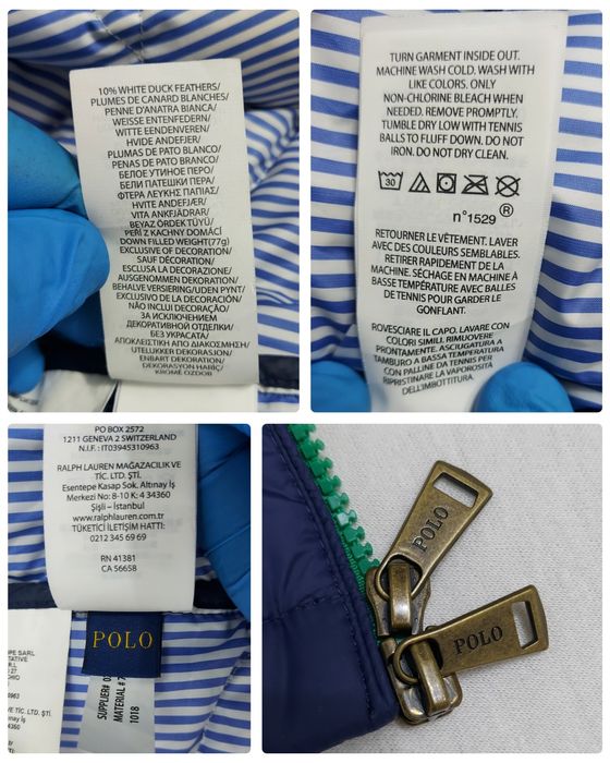 Geaca cu puf POLO Ralph Lauren nouă, ultralight, mărimea XXL, bărbați