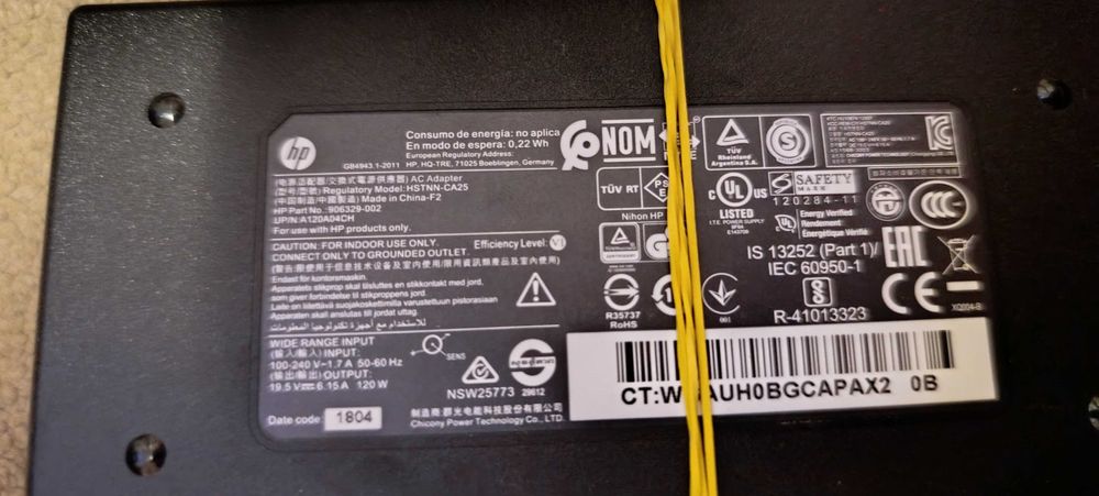 Incarcator laptop Hp 19,5V / 6.15A / 120W