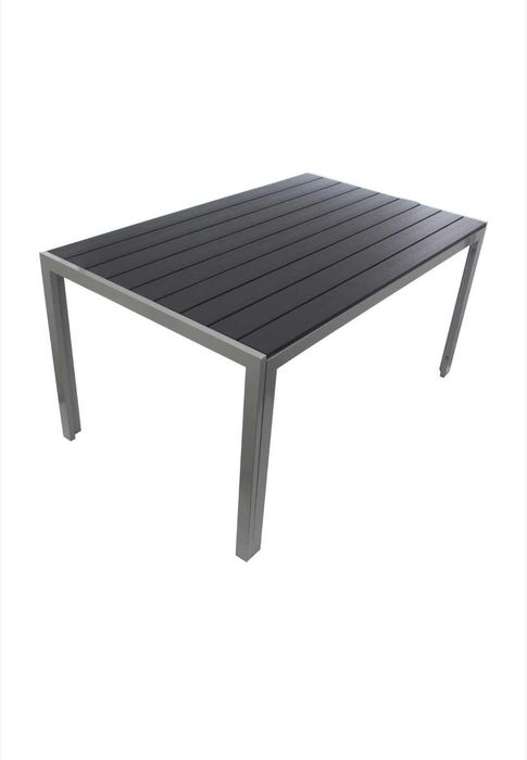 Masa fixa pentru gradina plastic, dreptunghiulara,150 x 90 73 cm