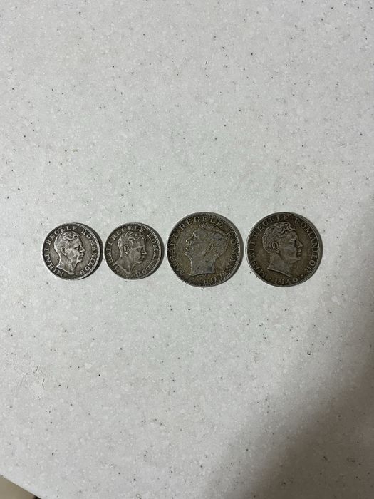 Monede vechi de argint