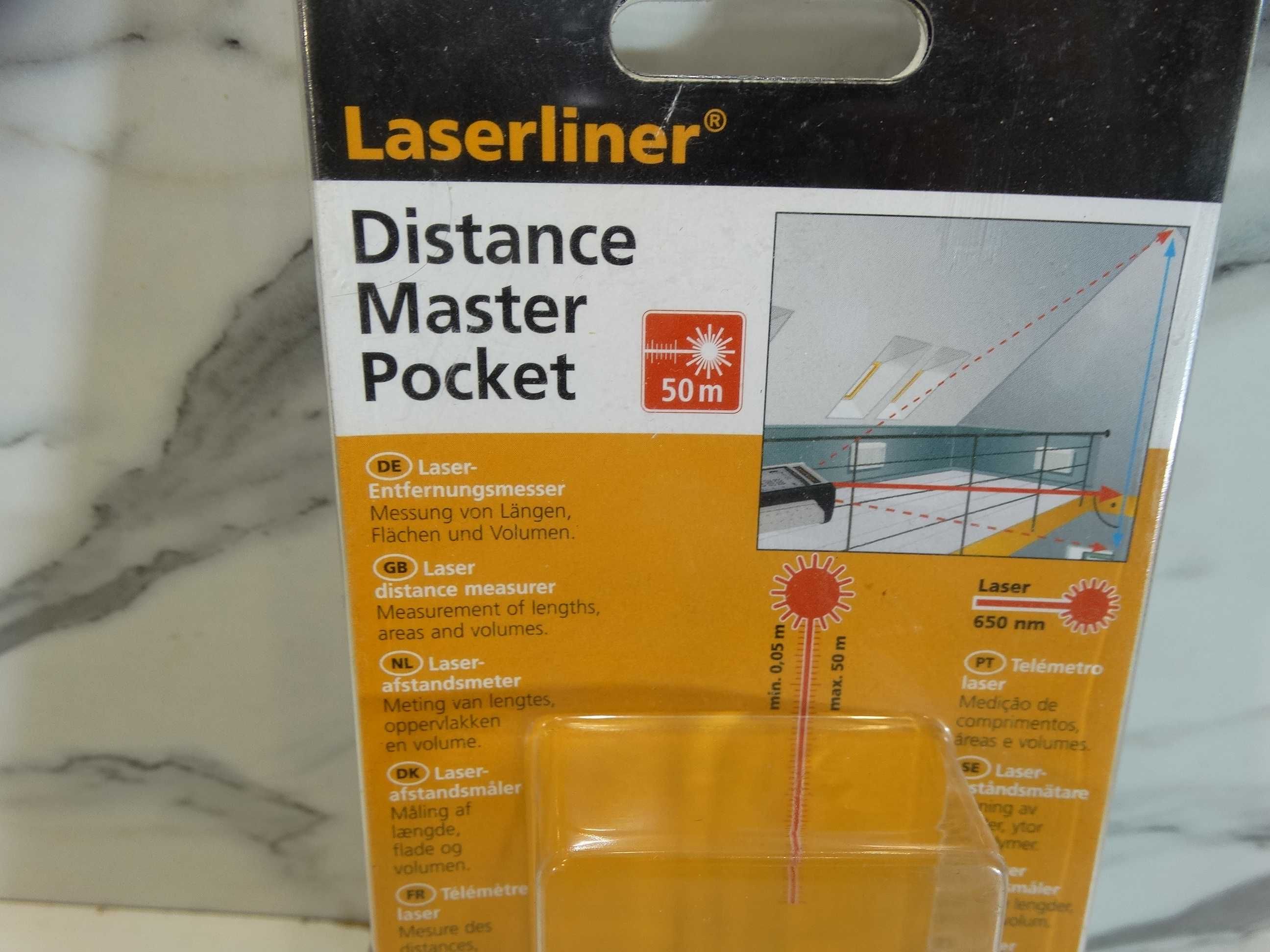 Лазерна ролетка Distance Master Pocket- LaserLiner - 50 m